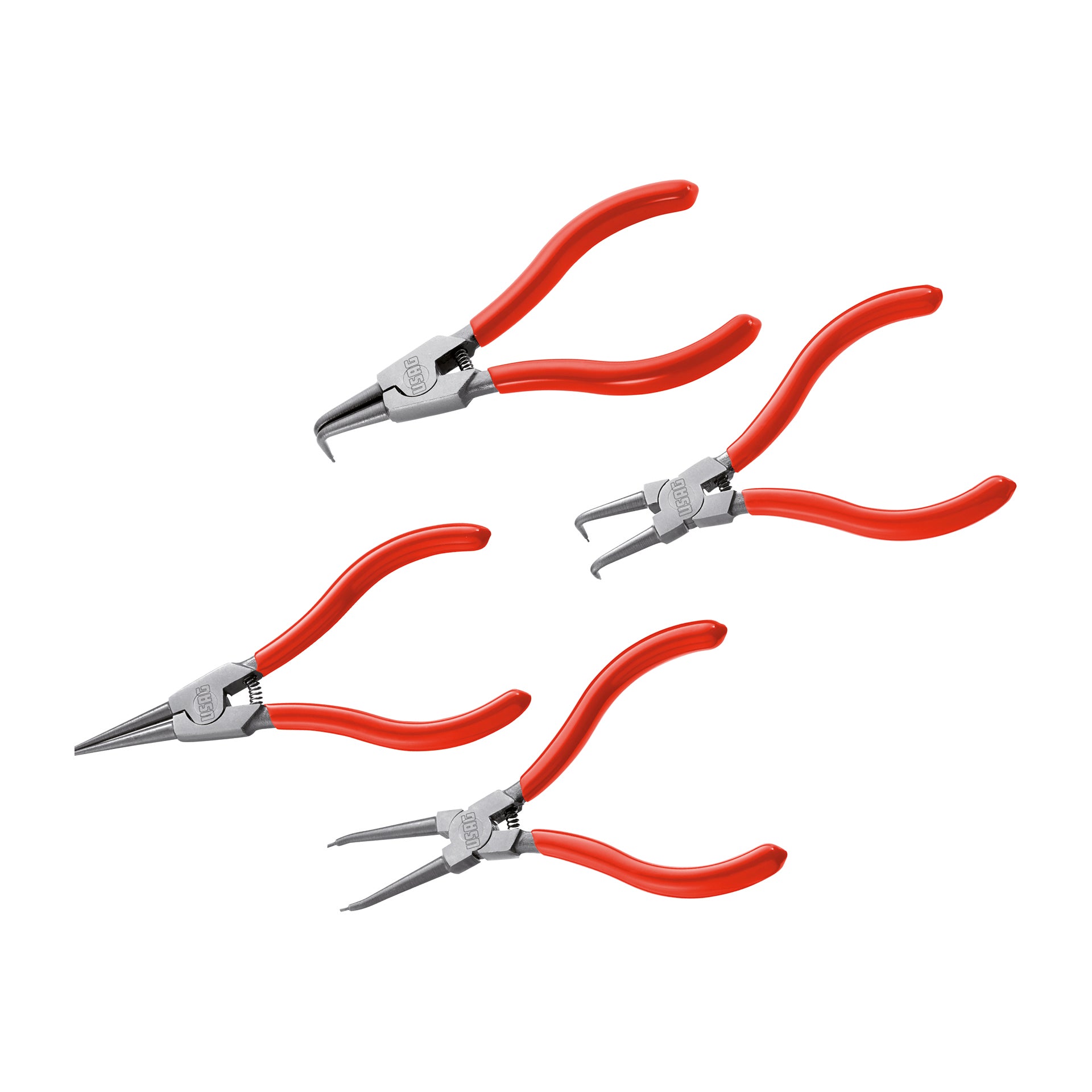 127 C/SE4S - Set of 4 circlip pliers - Usag - U01270045 127 C/SE4S - Set of 4 circlip pliers - Usag - U01270045